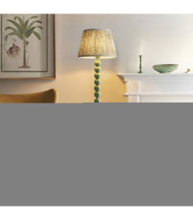 Higgledy & Leaf 35cm Floor Lamp Gloss Cotswold Green Herb Garden Green-2