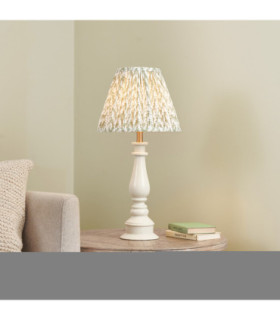 Myrtle & Leaf 25cm Table Lamp Almond White Herb Garden Green-2
