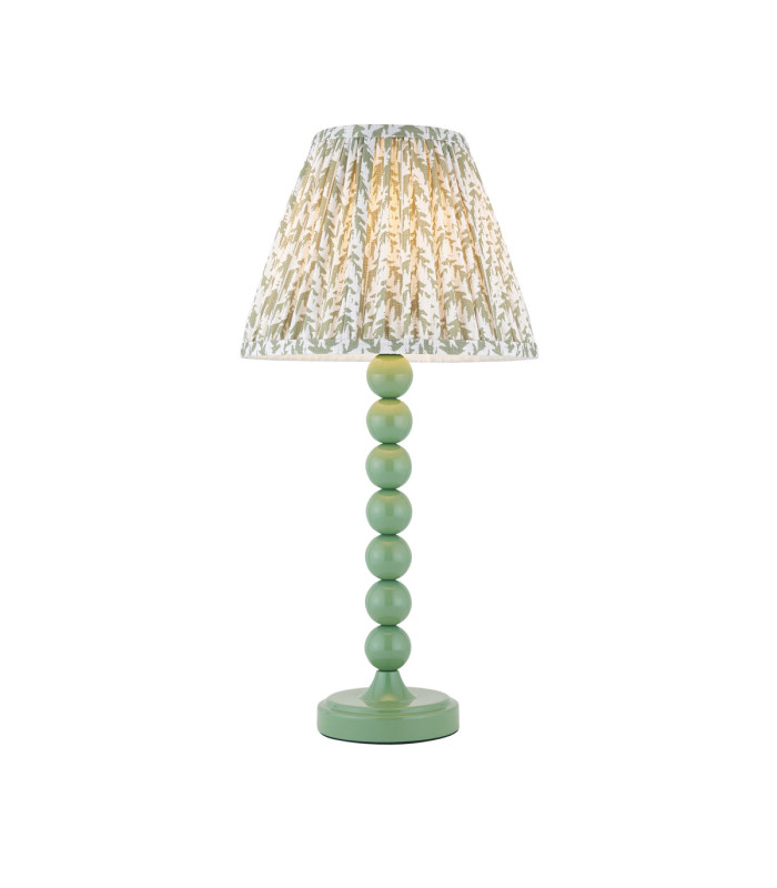 Higgledy & Leaf 25cm Table Lamp Gloss Cotswold Green Herb Garden Green-1