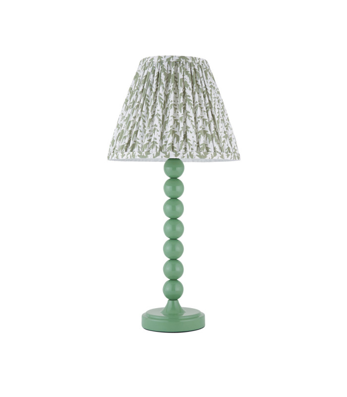Higgledy & Leaf 25cm Table Lamp Gloss Cotswold Green Herb Garden Green-8