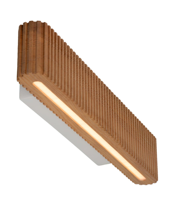 Lucide BANNISTER - Wall light - LED Dim. - CCT - 2x7W 2200K/3000K - Light Wood Look - Vibes-6