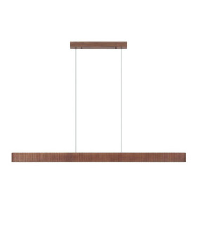 Lucide BANNISTER - Pendant light - LED Dim. - CCT - 1x30W 2200K/3000K - Dark Wood look - Vibes-1