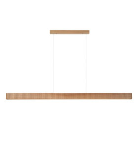 Lucide BANNISTER - Pendant light - LED Dim. - CCT - 1x30W 2200K/3000K - Light Wood Look - Vibes-1