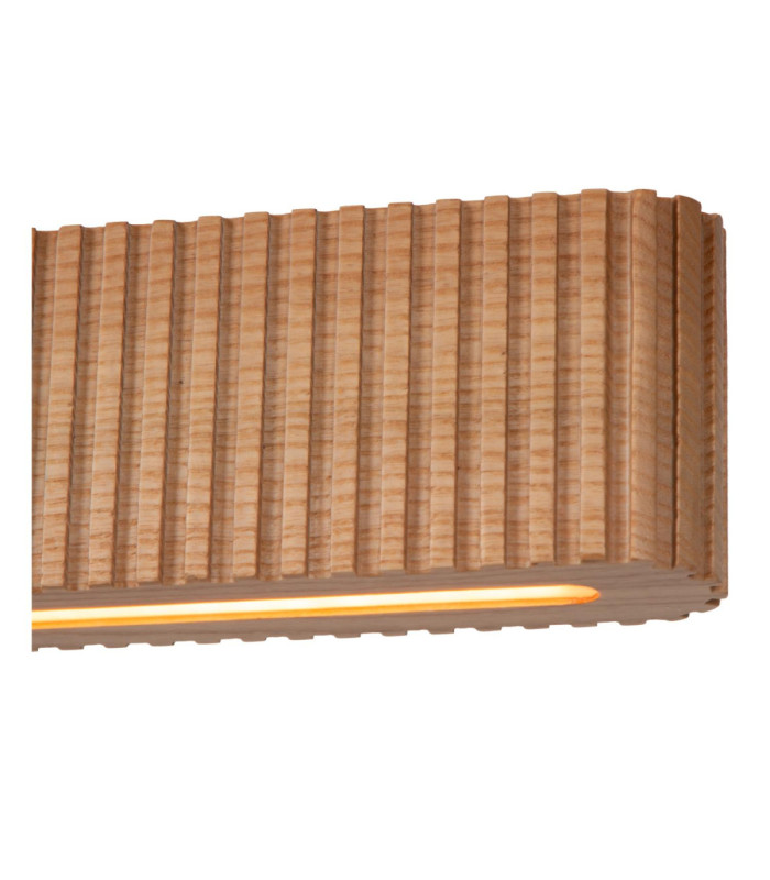 Lucide BANNISTER - Pendant light - LED Dim. - CCT - 1x30W 2200K/3000K - Light Wood Look - Vibes-5