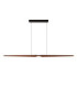 Lucide HALMSTAD - Pendant light - LED Dim. - CCT - 1x28W 2200K/4000K - Dark Wood look - Vibes-1