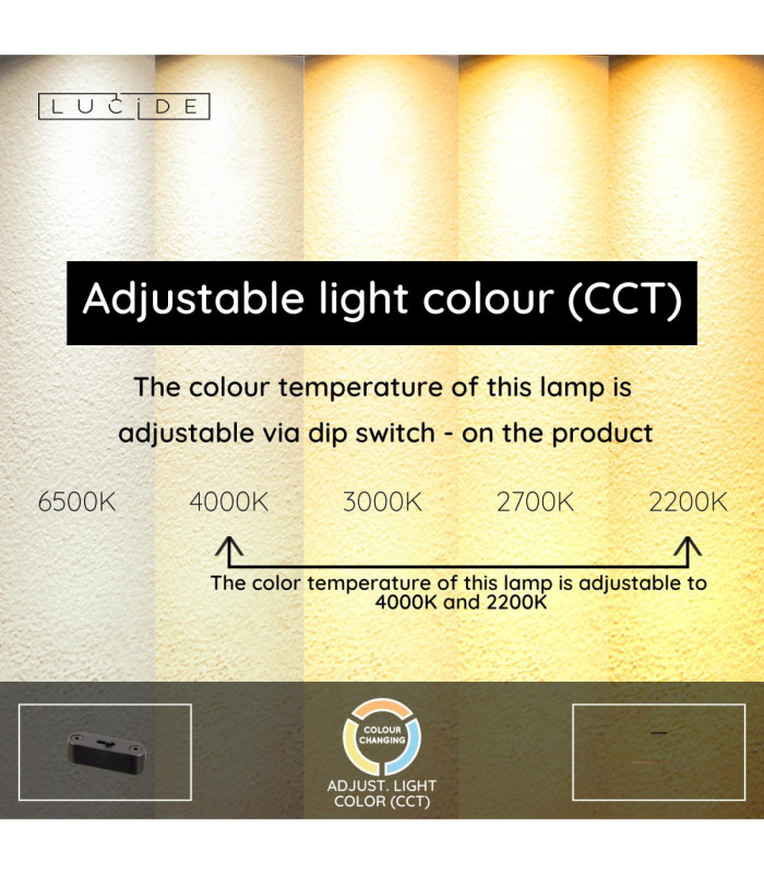 Lucide HALMSTAD - Pendant light - LED Dim. - CCT - 1x28W 2200K/4000K - Dark Wood look - Vibes-3