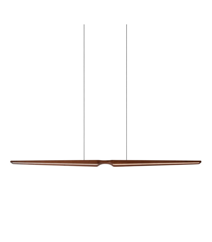 Lucide HALMSTAD - Pendant light - LED Dim. - CCT - 1x28W 2200K/4000K - Dark Wood look - Vibes-4