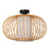 Lucide THULINE - Flush ceiling light - Ø 45 cm - 1xE27 - Light Wood Look - Essential-2