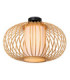 Lucide THULINE - Flush ceiling light - Ø 45 cm - 1xE27 - Light Wood Look - Essential-5