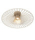 Lucide ELLIS - Flush ceiling light - Ø 50 cm - 1xE27 - Taupe - Essential-5
