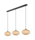 Lucide THULINE - Pendant light - 3xE27 - Light Wood Look - Essential-8