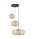Lucide THULINE - Pendant light - 3xE27 - Light Wood Look - Essential-2