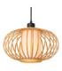Lucide THULINE - Pendant light - 3xE27 - Light Wood Look - Essential-4