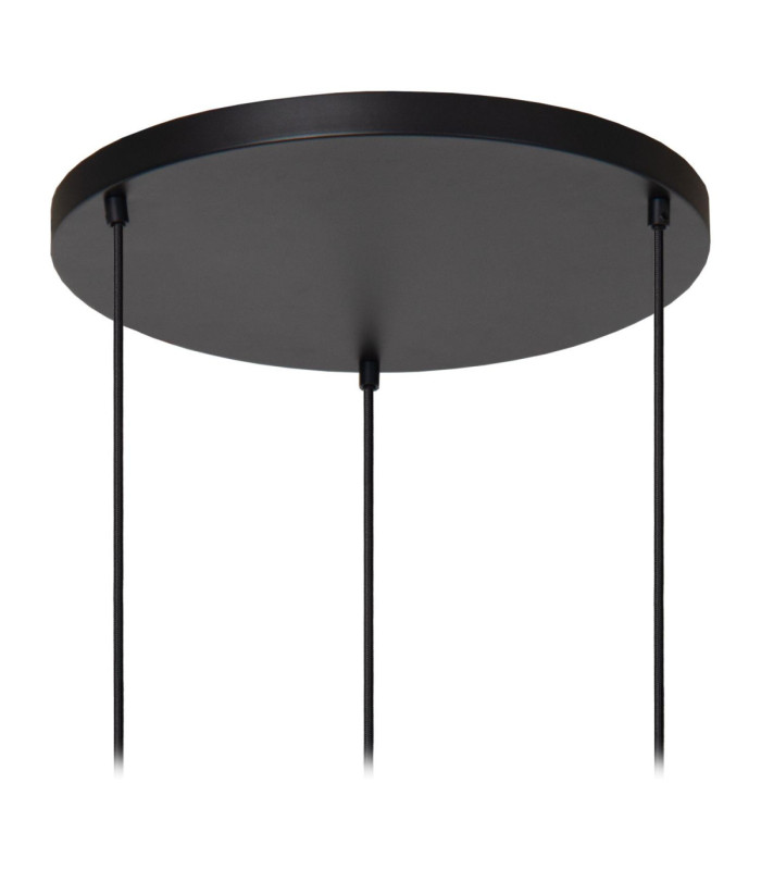 Lucide THULINE - Pendant light - 3xE27 - Light Wood Look - Essential-7