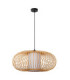 Lucide THULINE - Pendant light - Ø 60 cm - 1xE27 - Light Wood Look - Essential-2