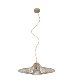 Lucide ELLIS - Pendant light - Ø 50 cm - 1xE27 - Taupe - Essential-2