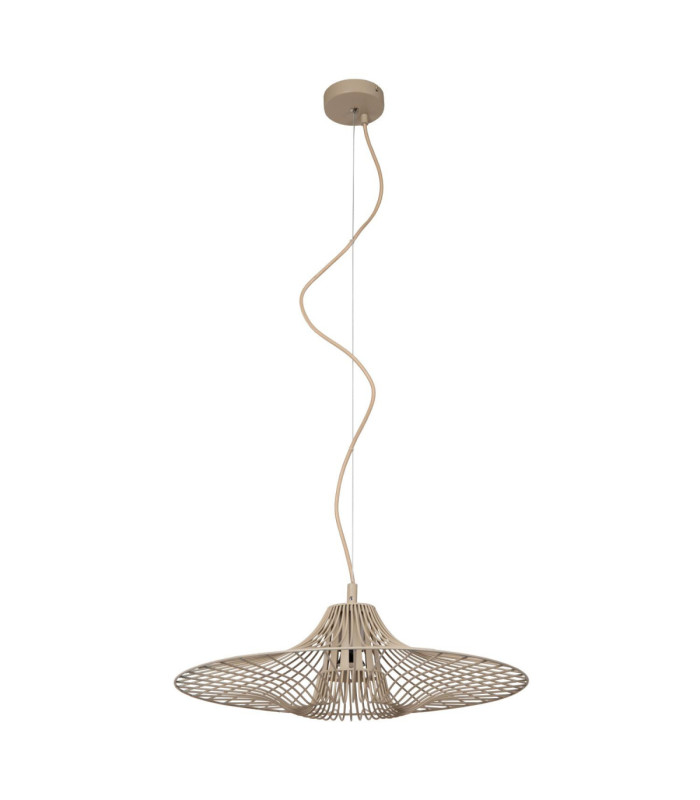 Lucide ELLIS - Pendant light - Ø 50 cm - 1xE27 - Taupe - Essential-2