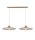 Lucide ELLIS - Pendant light - 2xE27 - Taupe - Essential-1