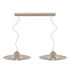 Lucide ELLIS - Pendant light - 2xE27 - Taupe - Essential-2