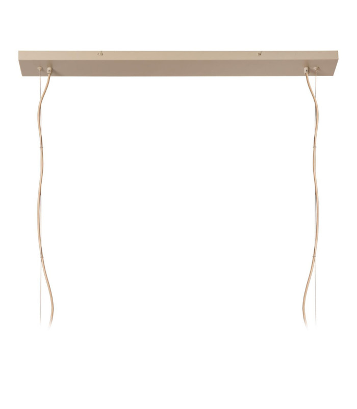 Lucide ELLIS - Pendant light - 2xE27 - Taupe - Essential-5