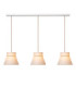 Lucide SCARLET - Pendant light - 3xE27 - Cream - Essential-1