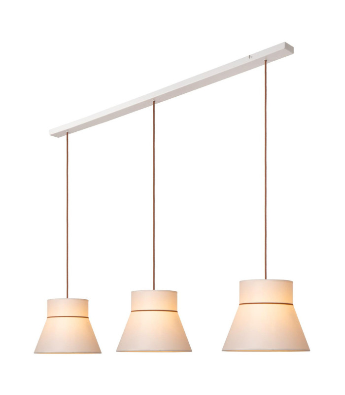 Lucide SCARLET - Pendant light - 3xE27 - Cream - Essential-6