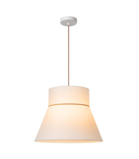 Lucide SCARLET - Pendant light - 1xE27 - Cream - Essential-1