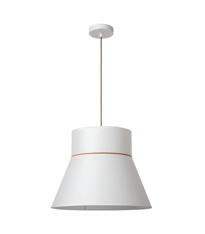 Lucide SCARLET - Pendant light - 1xE27 - Cream - Essential-2
