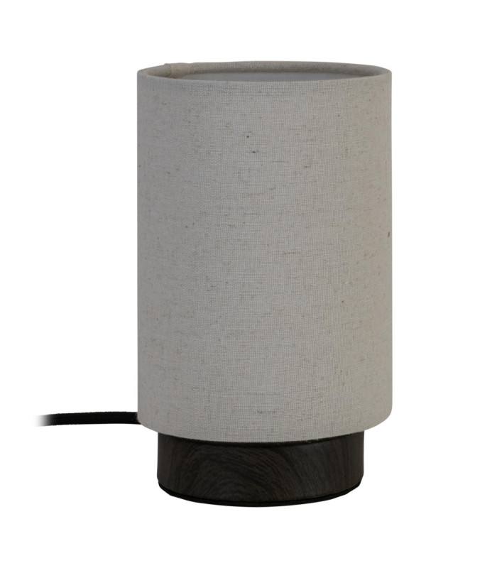 Lucide ALBANE - Table lamp - Ø 12 cm - 1xE14 - Dark Wood look - Essential-2