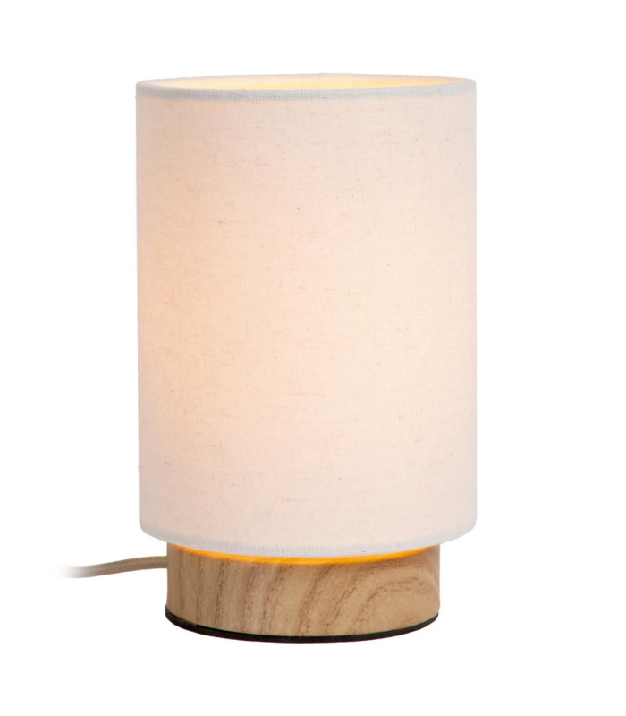 Lucide ALBANE - Table lamp - Ø 12 cm - 1xE14 - Light Wood Look - Essential-1