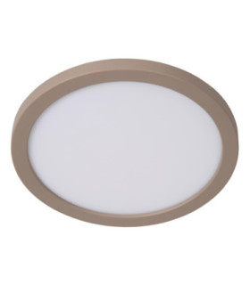 Lucide RINUS - Flush ceiling light Bathroom - Ø 19 cm - LED - CCT - 1x9.5W 2200K/3000K - IP44 - Opal - Essential-2
