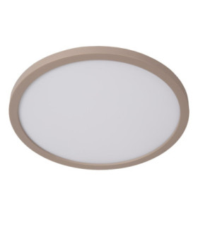 Lucide RINUS - Flush ceiling light Bathroom - Ø 30 cm - LED - CCT - 1x18W 2200K/3000K - IP44 - Opal - Essential-2