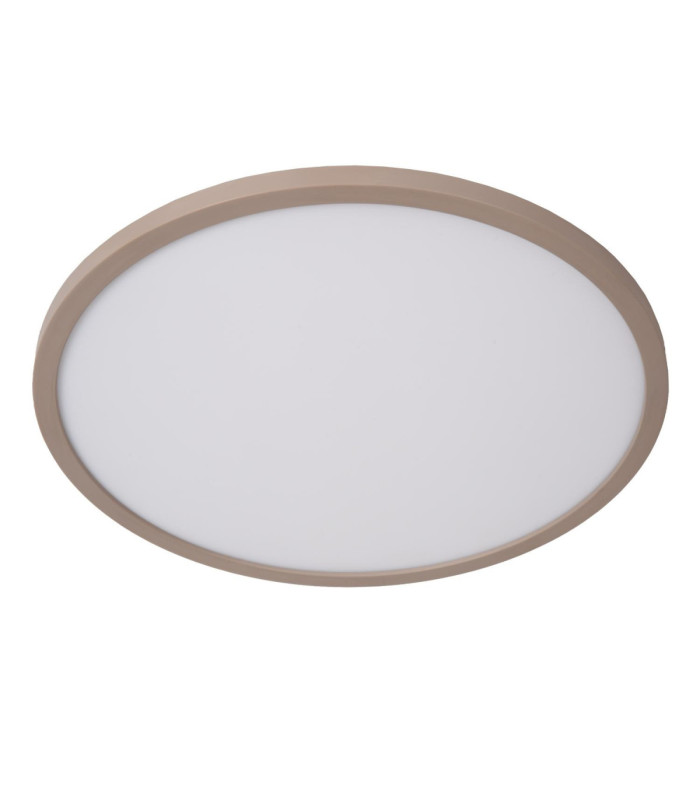 Lucide RINUS - Flush ceiling light Bathroom - Ø 40 cm - LED - CCT - 1x24W 2200K/3000K - IP44 - Opal - Essential-2