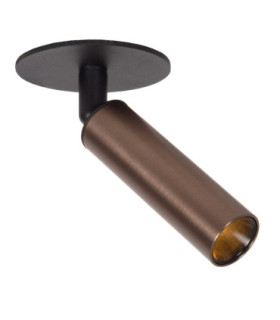 Lucide KEONI - Ceiling spotlight - Ø 8 cm - LED - 1xG9 - Coffee - Essential-1