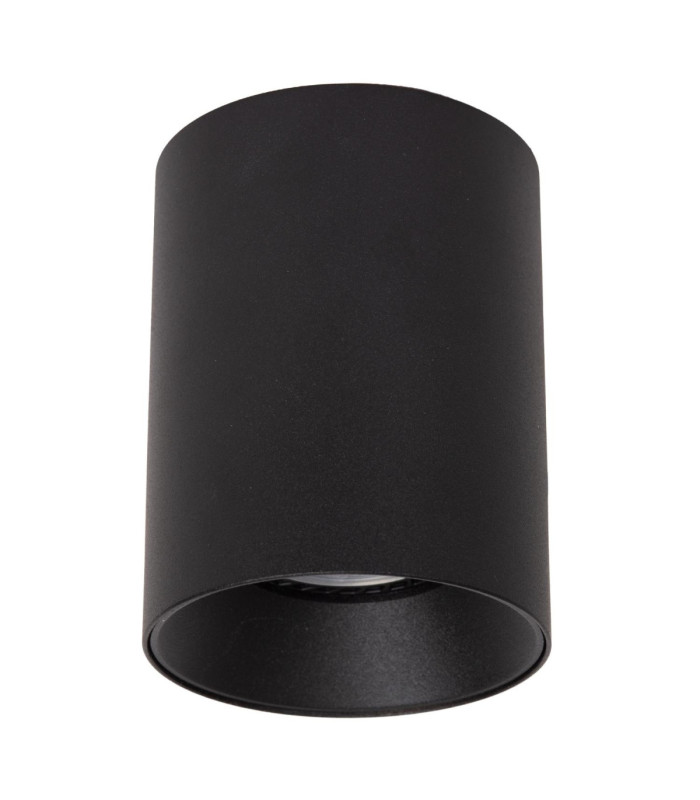 Lucide GERTI - Ceiling spotlight - Ø 8 cm - 1xGU10 (MR16) - Interchangeable rings included - Black - Essential-2