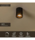 Lucide GERTI - Ceiling spotlight - Ø 8 cm - 1xGU10 (MR16) - Interchangeable rings included - Black - Essential-3