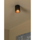 Lucide GERTI - Ceiling spotlight - Ø 8 cm - 1xGU10 (MR16) - Interchangeable rings included - Black - Essential-5