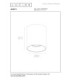 Lucide GERTI - Ceiling spotlight - Ø 8 cm - 1xGU10 (MR16) - Interchangeable rings included - Black - Essential-6