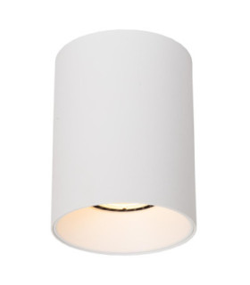 Lucide GERTI - Ceiling spotlight - Ø 8 cm - 1xGU10 (MR16) - Interchangeable rings included - White - Essential-1