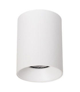 Lucide GERTI - Ceiling spotlight - Ø 8 cm - 1xGU10 (MR16) - Interchangeable rings included - White - Essential-2