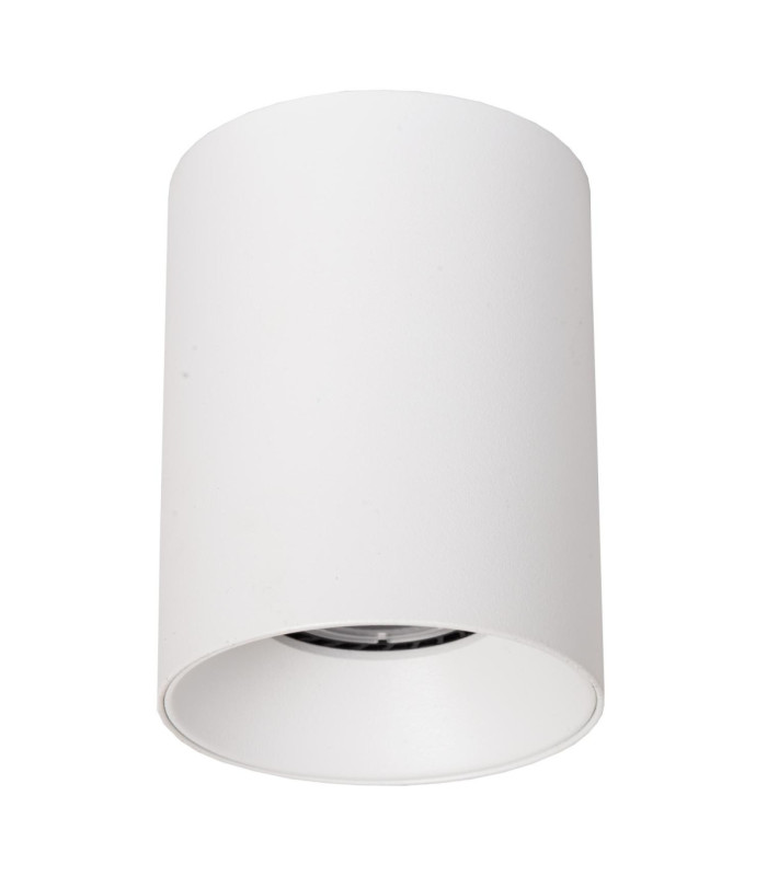 Lucide GERTI - Ceiling spotlight - Ø 8 cm - 1xGU10 (MR16) - Interchangeable rings included - White - Essential-2