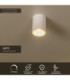 Lucide GERTI - Ceiling spotlight - Ø 8 cm - 1xGU10 (MR16) - Interchangeable rings included - White - Essential-3