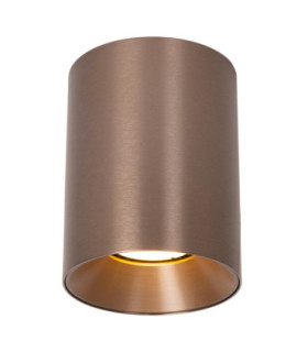 Lucide GERTI - Ceiling spotlight - Ø 8 cm - 1xGU10 (MR16) - Coffee - Essential-1