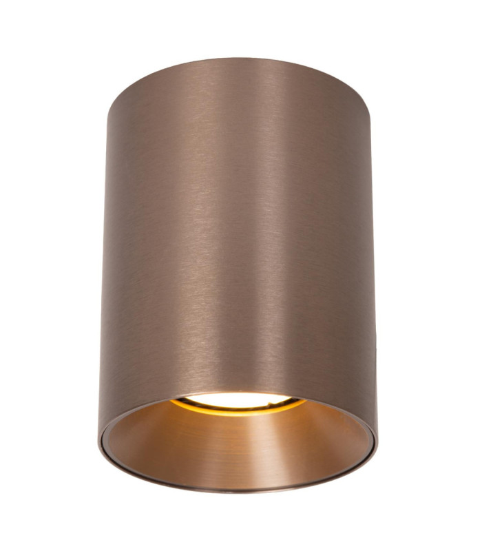 Lucide GERTI - Ceiling spotlight - Ø 8 cm - 1xGU10 (MR16) - Coffee - Essential-1