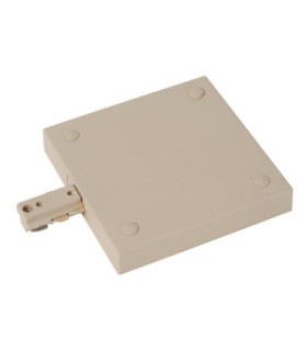 Lucide TRACK Power supply - 1-circuit Track lighting system - Single/Double - Taupe (Extension)