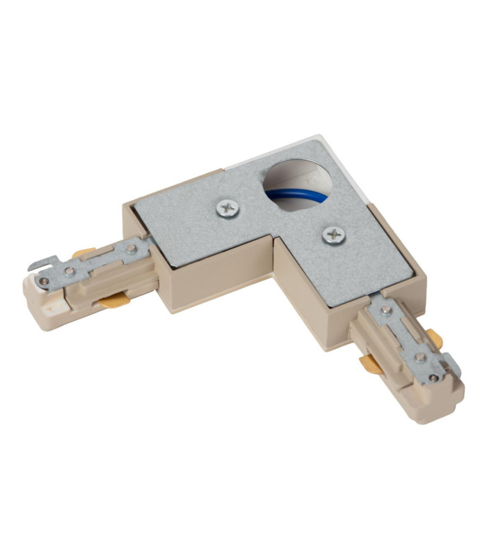 Lucide TRACK L-connector - 1-circuit Track lighting system - Right - Taupe (Extension)-2