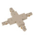 Lucide TRACK X-connector - 1-circuit Track lighting system - Taupe (Extension)