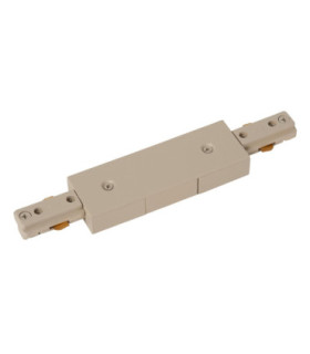 Lucide TRACK Power supply - 1-circuit Track lighting system - Double - Taupe (Extension)