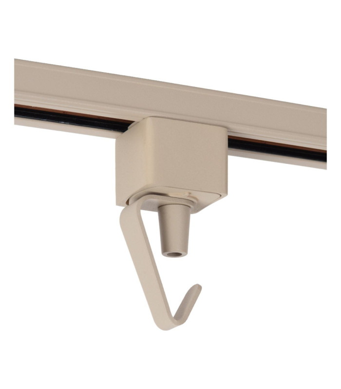 Lucide TRACK Pendant adapter - 1-circuit Track lighting system - Taupe (Extension)-2