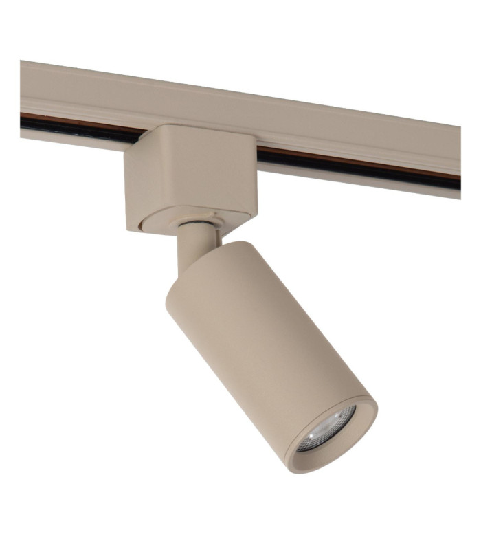 Lucide TRACK RITMO Track spot - 1-circuit Track lighting system - 1xGU10/MR11 - Taupe (Extension)-2